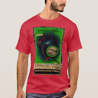 Camiseta Londrez Paris vintage travel poster