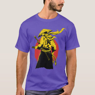 Camiseta Lone Samurai también conocido como Ronin en rojo a