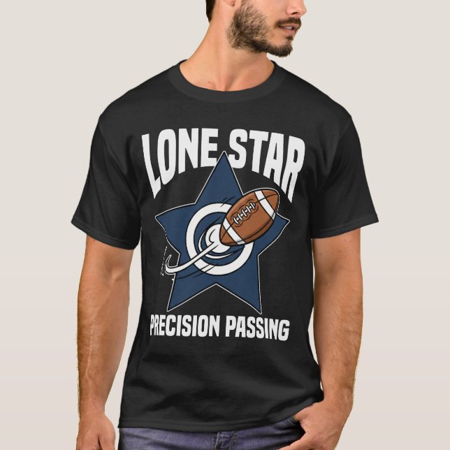 CAMISETA LONE STAR PRECISION PASSING - DALLAS FOOTBALL (Anverso)