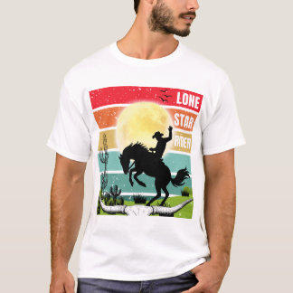 Camiseta Lone Star Rider A Horse Ride A Cowboy Rodeo Cowboy