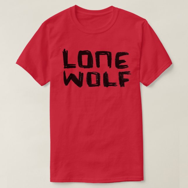 Camiseta Lone Wolf (Diseño del anverso)