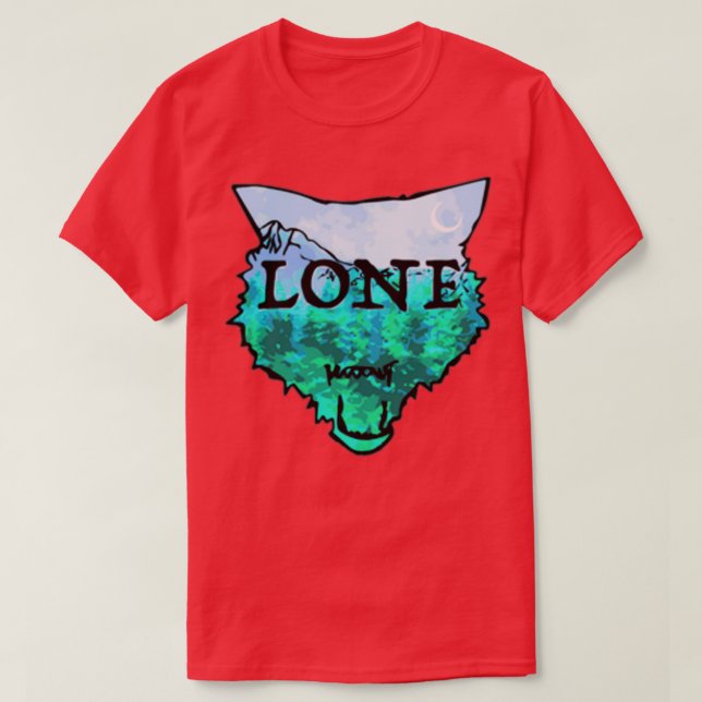 Camiseta Lone Wolf (Diseño del anverso)