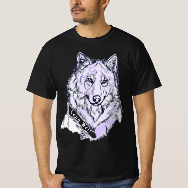 Camiseta Lone Wolf Amethyst Purple (Anverso)