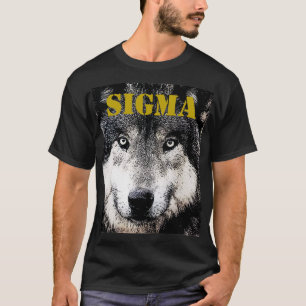 Camiseta Lone Wolf Male Sigma Minimalista moderno