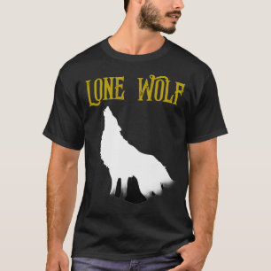 Camiseta Lone Wolf Male Sigma Minimalista moderno