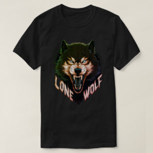 Camiseta Lone Wolf Wild Wolf Head