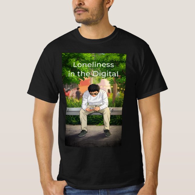 Camiseta Loneliness in the Digital Age (Anverso)