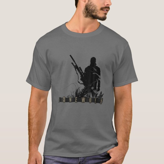 Camiseta LONEWOLF - Negro (Anverso)