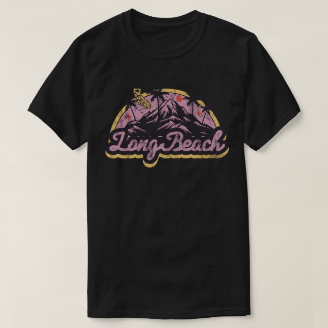 Camiseta Long Beach, California (Diseño del anverso)