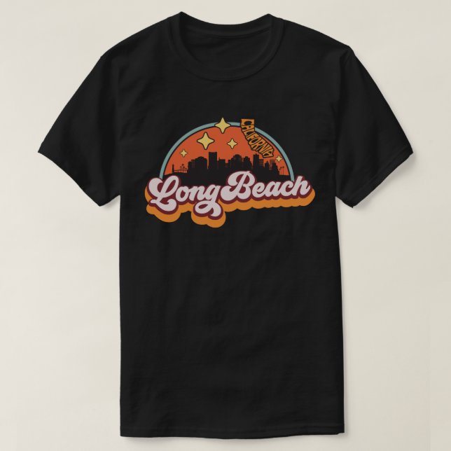 Camiseta Long Beach, California (Diseño del anverso)