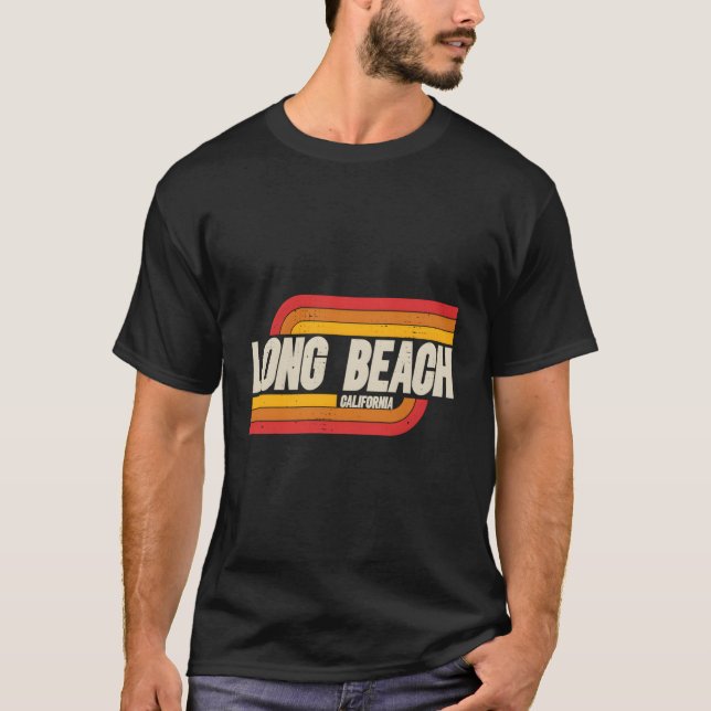 Camiseta Long Beach California Ca City (Anverso)