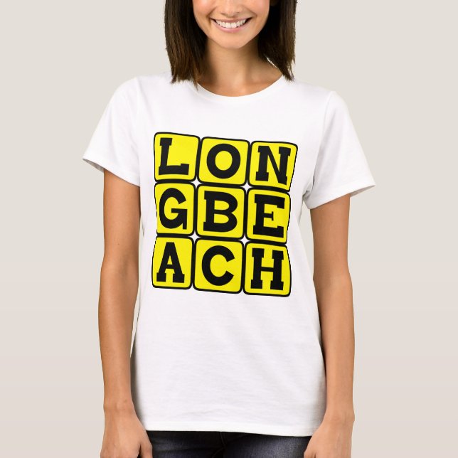 Camiseta Long Beach, California Estados Unidos (Anverso)