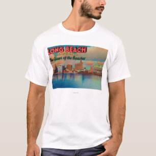 Camiseta Long Beach, California - la reina de playas