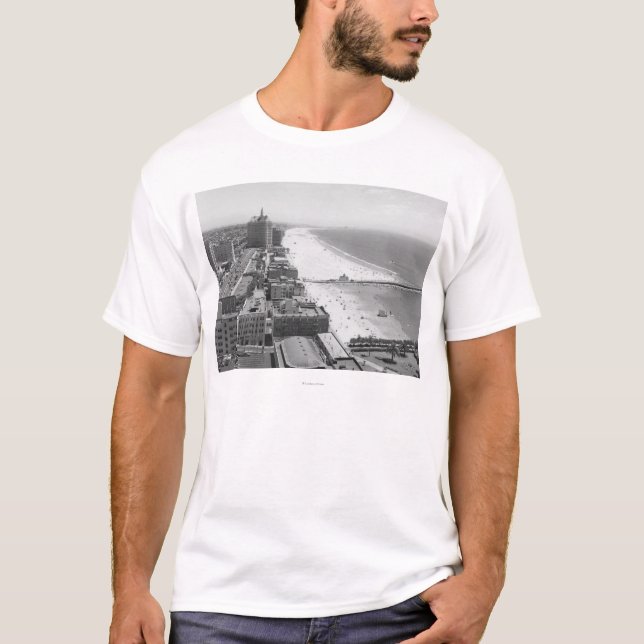 Camiseta Long Beach, costa costa de California y playa (Anverso)