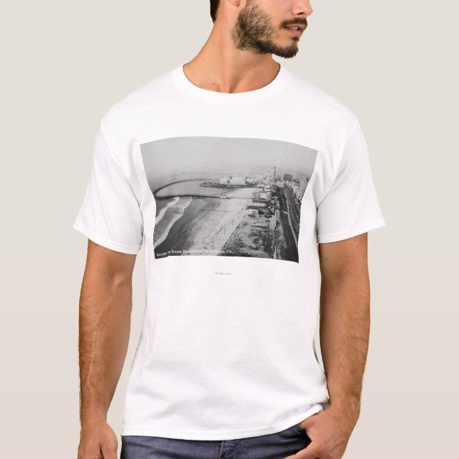 Camiseta Long Beach, embarcadero del arco iris de (Anverso)