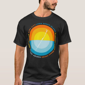 Camiseta Long Beach Island Barnegat Light Beach Haven Sunse