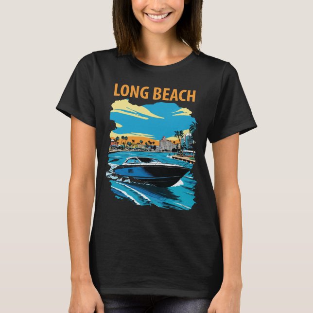 Camiseta Long Beach, Motobarco (Anverso)