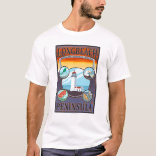 Camiseta Long Beach, WashingtonTravel