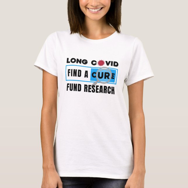 Camiseta Long Covid - INVESTIGACIÓN DE FONDOS (Anverso)