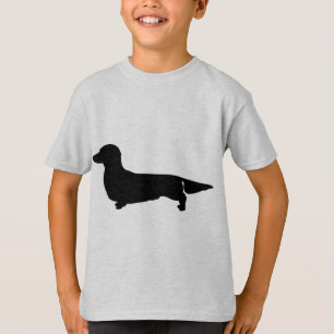 Camiseta Long Hair Dachshund Kid Tee