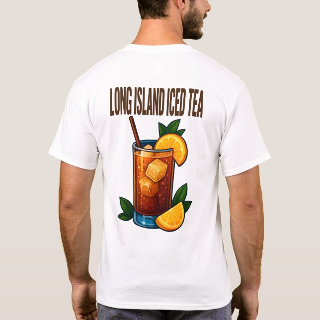 Camiseta Long Island Iced Tea T-Shirt – Bold Retro Cocktail (Reverso)