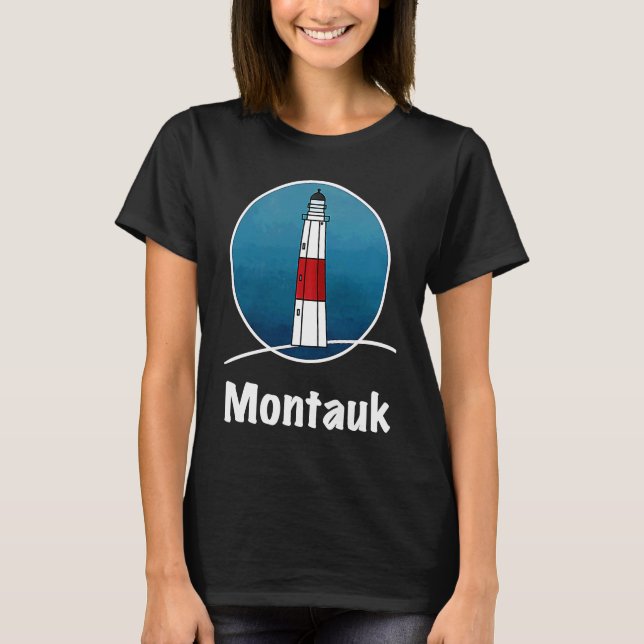 Camiseta Long Island lighthouse Montauk (Anverso)