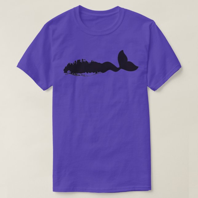 Camiseta Long Island Mermaid Long Island New York (Diseño del anverso)