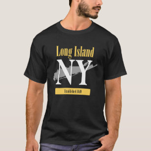 Camiseta Long Island New York Vintage NY Classic LI New Yor