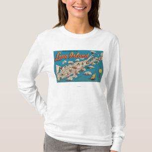Camiseta Long Island, Nueva York - saludos de