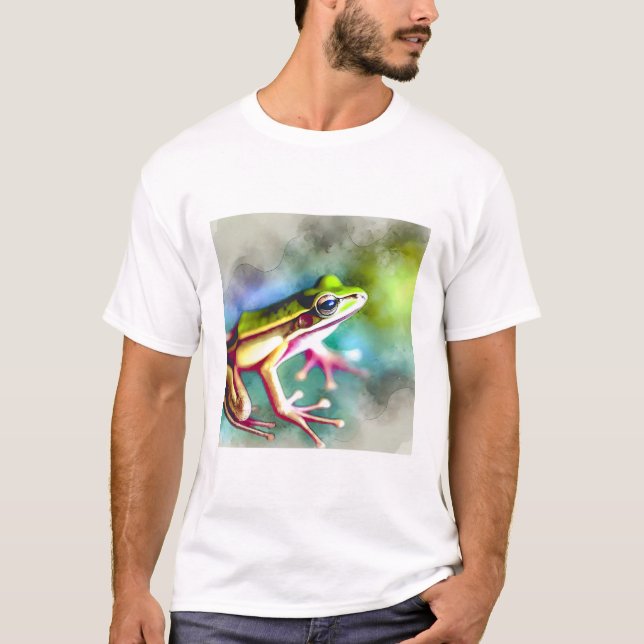 Camiseta Long legged frog 100924AREF149 - Watercolor (Anverso)