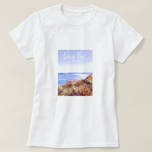 Camiseta Long Reef Sydney Beach Australia (Diseño del anverso)