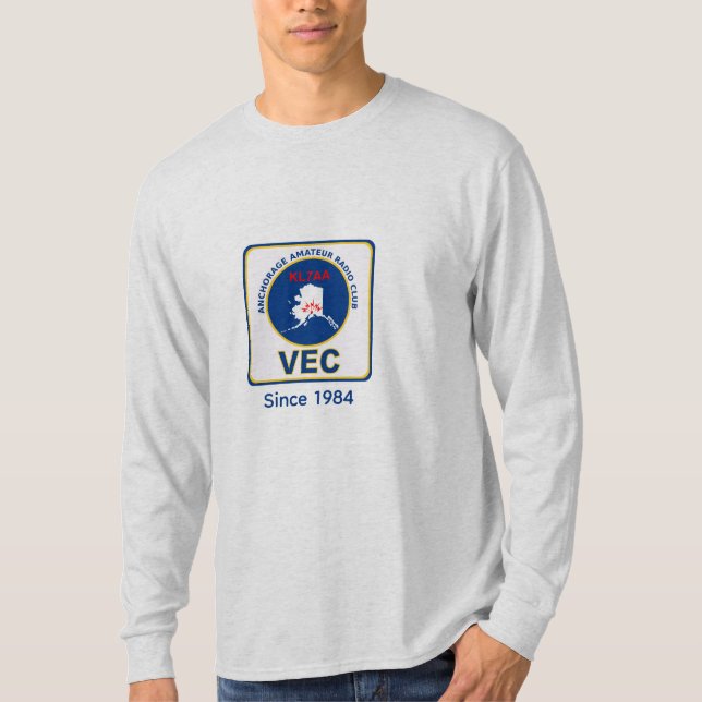 Camiseta Long Sleeve T-Shirt Centered Emblem (VEC) (Anverso)