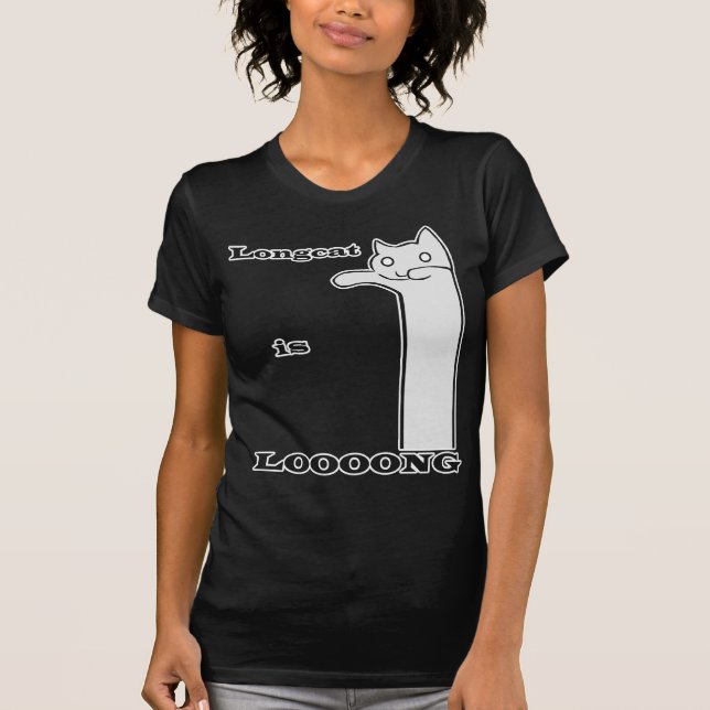 Camiseta Longcat es largo (Anverso)