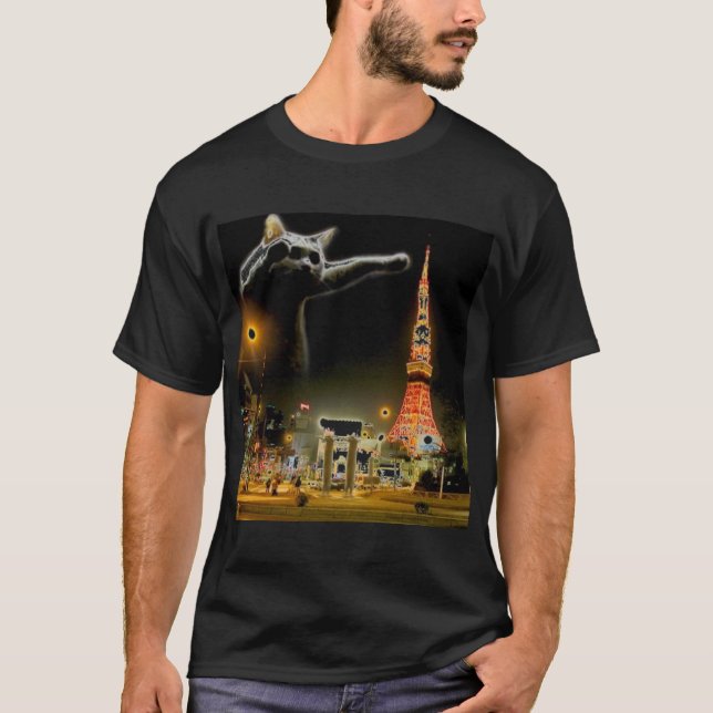 Camiseta Longcat_In_Paris (Anverso)