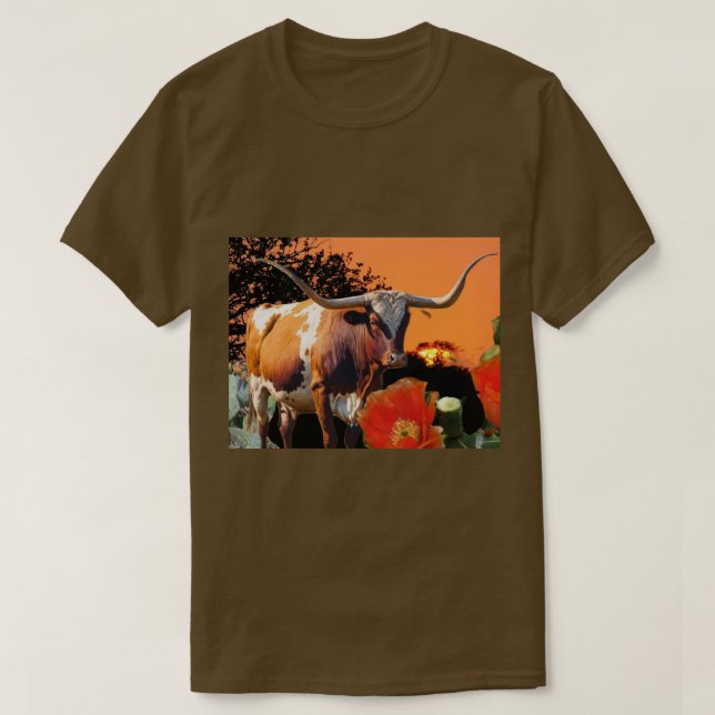 Camiseta Longhorn (Diseño del anverso)