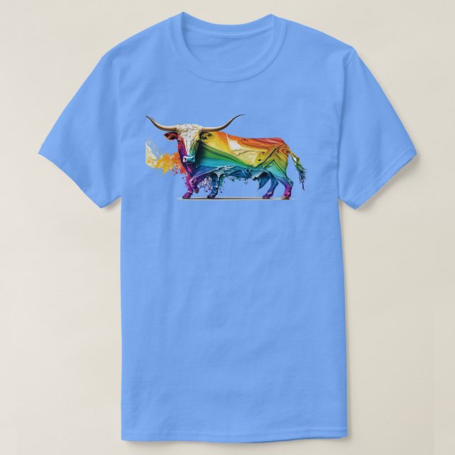 Camiseta Longhorn Bull (Diseño del anverso)