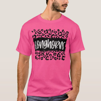 Camiseta Longhornseam Mascota Espíritu Escolar Noche de Jue