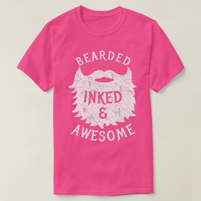 Camiseta Longitud del conjunto de barba bigote longitud del (Diseño del anverso)