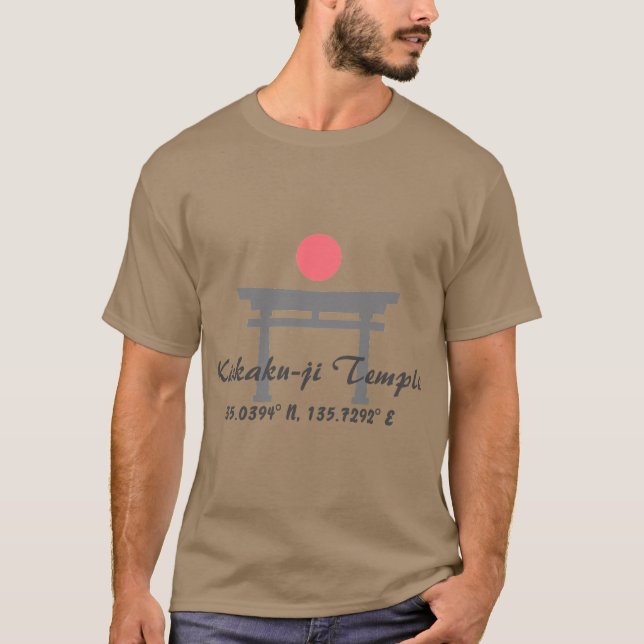Camiseta Longitud del templo Kinkaku-ji (Anverso)