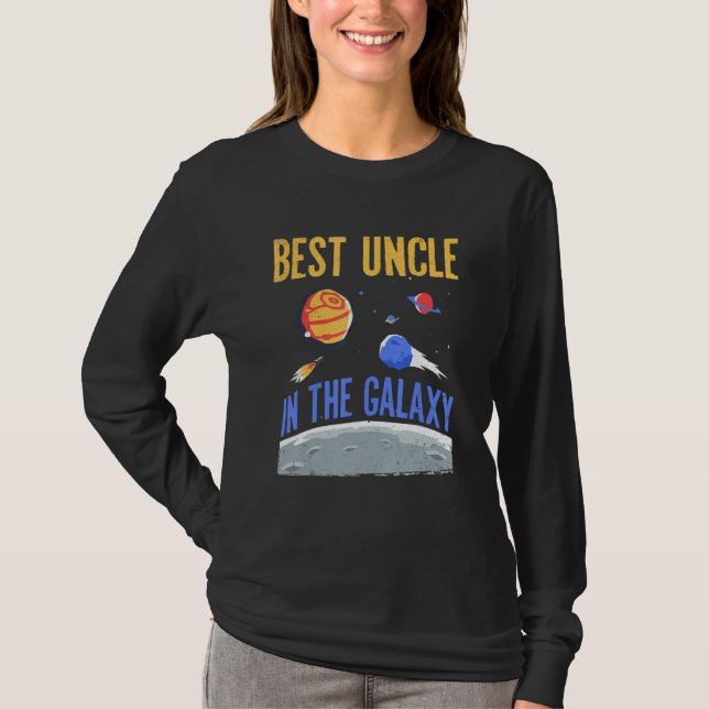 Camiseta LongshanksTees Best uncle in the galaxy (Anverso)