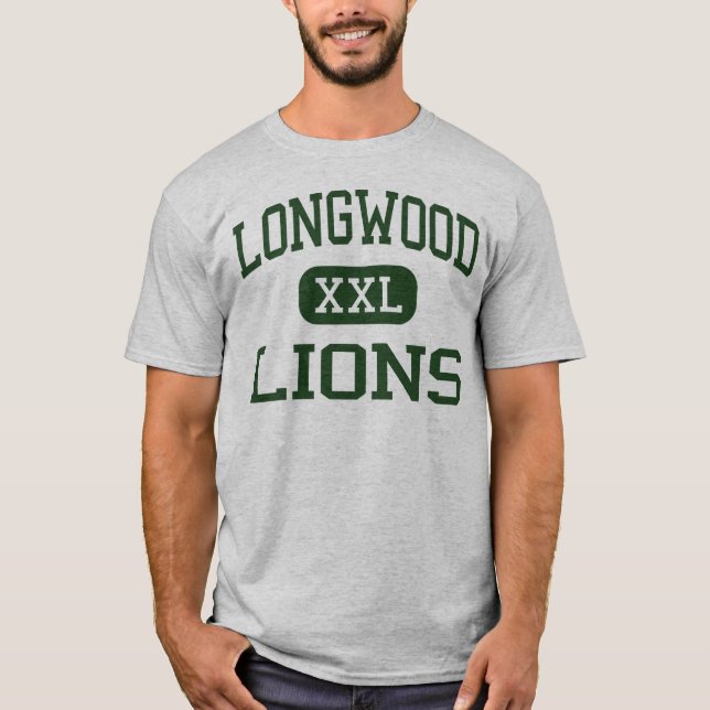 Camiseta Longwood - leones - alto - isla media Nueva York (Anverso)