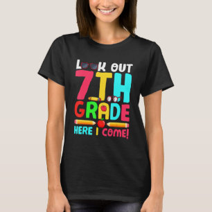 Camiseta Look Out 7º Grado Cute Gafas De Sol Teacher St