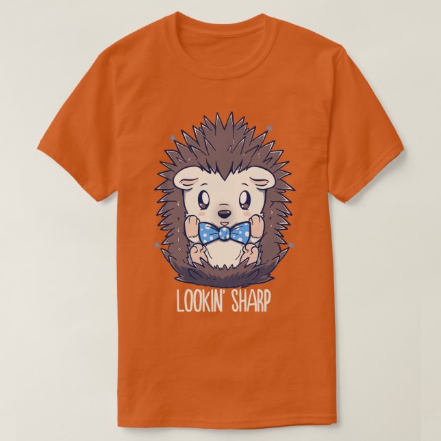 Camiseta Lookin Sharp Dapper Hedgehog (Diseño del anverso)