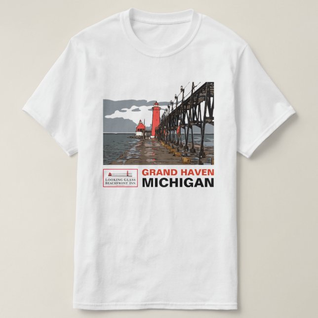 Camiseta LOOKING GLASS (Diseño del anverso)