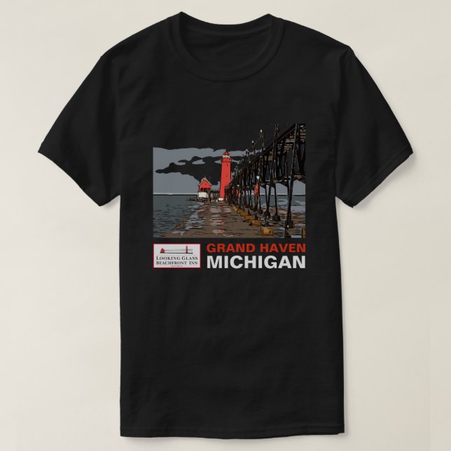 Camiseta LOOKING GLASS (Diseño del anverso)