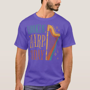 Camiseta Looking Harp Today Music Pun Funny Musician Musica