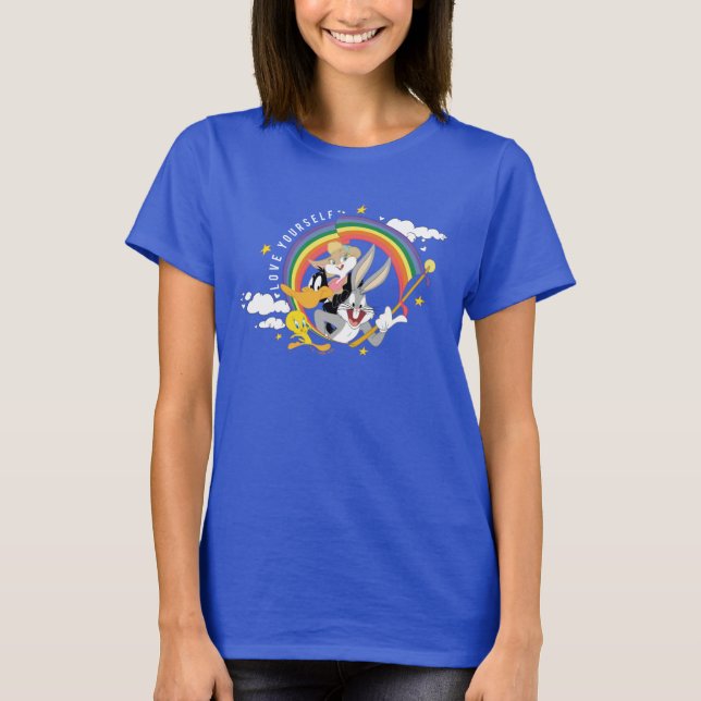 Camiseta LOONEY TUNES™ - Ama tu propia insignia de orgullo (Anverso)