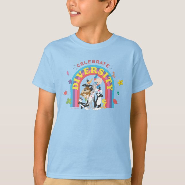 Camiseta LOONEY TUNES™ - Celebrar el arcoiris del orgullo d (Anverso)
