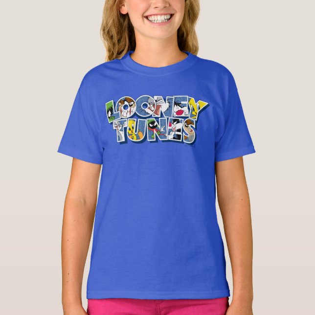 Camiseta LOONEY TUNES™ Characters in Lettering (Anverso)