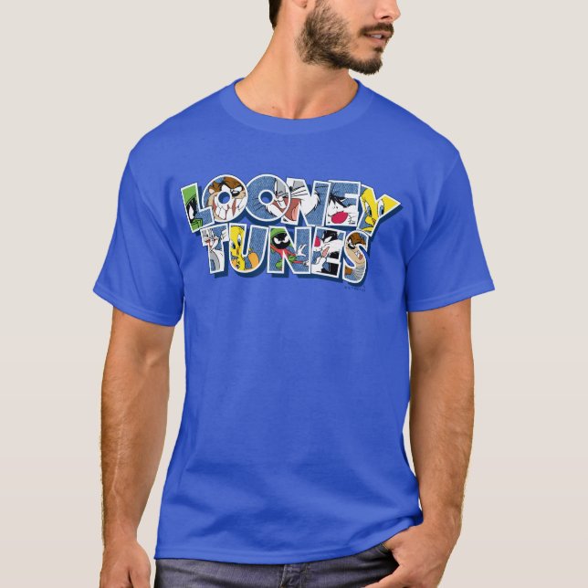 Camiseta LOONEY TUNES™ Characters in Lettering (Anverso)